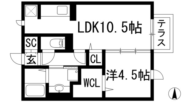 ラコルトの物件間取画像